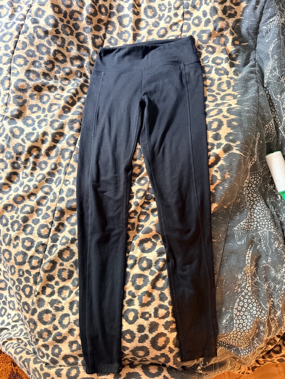 VS PINK leggings w/ Pockets tights workout activewear yoga gym block logo